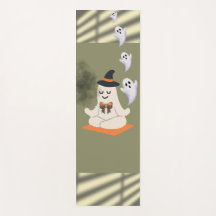 Schattig Mediterend Spookje met Heksenhoed