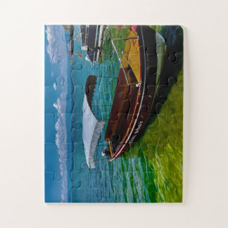 Schattig Meer Taxi Boot | Tropische Wateren Legpuzzel