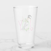 Schattig Meesje "Vreugde" Glas (Achterkant)