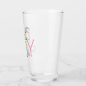 Schattig Meesje "Vreugde" Glas (Links)