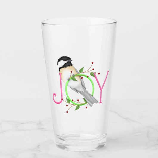 Schattig Meesje "Vreugde" Glas (Voorkant)