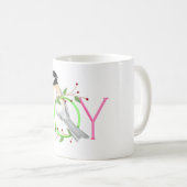Schattig Meesje "Vreugde" Koffiemok (Voorkant rechts)
