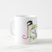 Schattig Meesje "Vreugde" Koffiemok (Voorkant links)