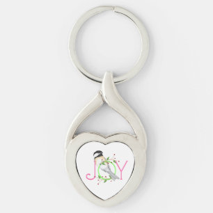 Schattig Meesje "Vreugde" Sleutelhanger