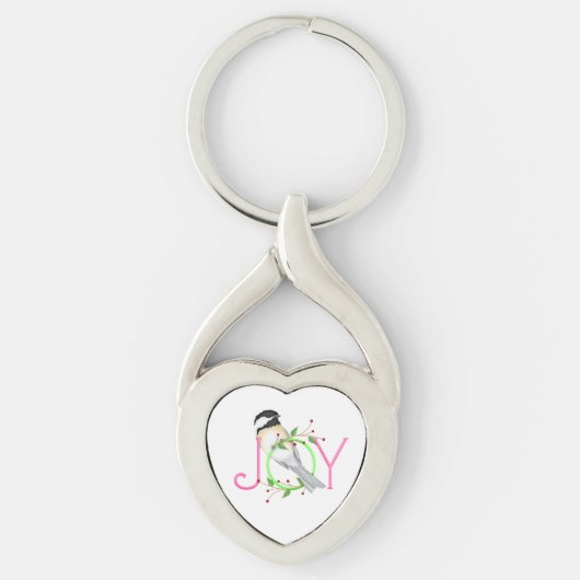 Schattig Meesje "Vreugde" Sleutelhanger (Voorkant)