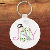 Schattig Meesje "Vreugde" Sleutelhanger (Voorkant)