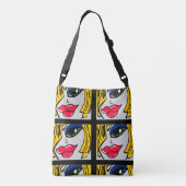 Schattig meisje crossbody tas (Achterkant)