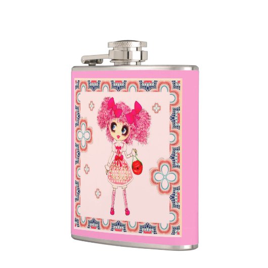 Schattig Meisje Heupfles (Links)