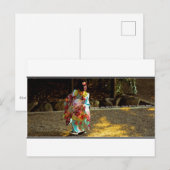 © Schattig meisje in Kimono, Atsuta Shrine, Nagoya Briefkaart (Voorkant / Achterkant)