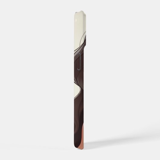 schattig meisje iPhone 15 case (Rechterkant)