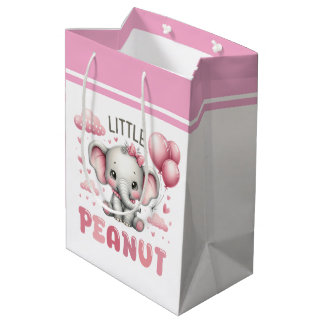 Schattig Meisje Kleine Pinda Medium Cadeauzakje