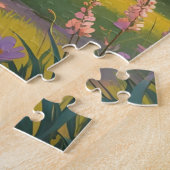 Schattig meisje legpuzzel (Zijkant)