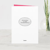 schattig meisje met grote ogen voor verjaardag kaart (Achterkant)