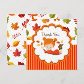 Schattig meisje met handschilderingen bedankt (Voorkant / Achterkant)