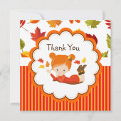 Schattig meisje met handschilderingen bedankt (Voorkant)