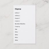 Schattig  meisje met kippen, Tekst op achterzijde Visitekaartje (Achterkant)