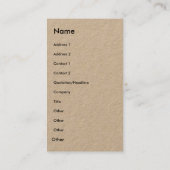 Schattig  meisje met kippen visitekaartje (Achterkant)