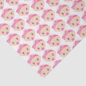 schattig meisje met tieten tissuepapier (Detail)