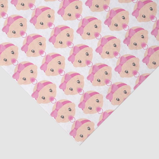 schattig meisje met tieten tissuepapier (Detail)