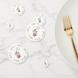 Schattig Meisje Olifant Botanische Bloemige Boho B Confetti