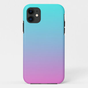 schattig meisje ombre mermaid roze turquoise aqua  Case-Mate iPhone case