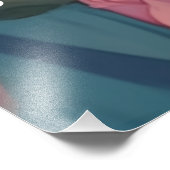 Schattig meisje omhelzen haar geliefde kat foto afdruk (Hoek)