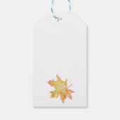 Schattig meisje teddybeer in een roze jas dank u cadeaulabel (Achterkant)