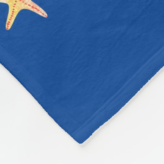 schattig meisje voegt naam mermaid toe fleece deken (Hoek)