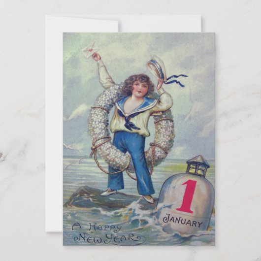 Schattig Meisje Zeeman Boei Werpring Kaart (Voorkant)