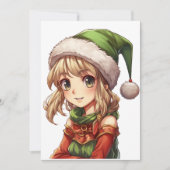 Schattig Meisjes Elf Kaart (Voorkant)