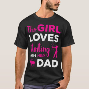 Schattig Meisjes Jacht Pap Dochter Jacht Buddy Hun T-shirt