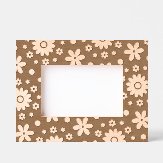 Schattig Meisjesachtig 70s Bloemenpower Natuur Sfe Gegraveerde Lijstjes (Voorkant)