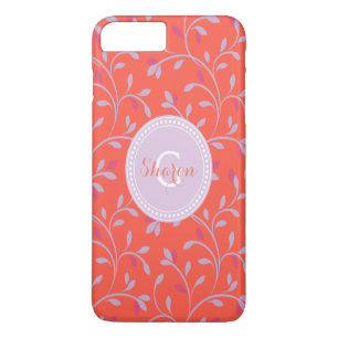 Schattig meisjesachtig kleurrijk rood bloemmotief Case-Mate iPhone case