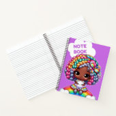 Schattig meisjesachtig notitieboekontwerp/ Chibi Notitieboek (Binnen)