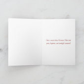 Schattig Meow-velous Kerstmis Kitten Kunst Kaart (Binnen)