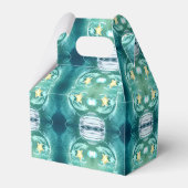 Schattig Mermaid Baby shower Bedankdoosjes (Achterkant)