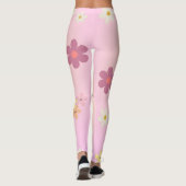 schattig met bloemen leggings (Achterkant)