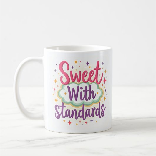 Schattig met Standaarden Sassy Mok (Links)
