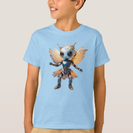 Schattig Miermeisje Dansende Robot Pixie T-shirt