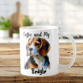 Schattig Mijn Beagle Personaliseer Koffiemok