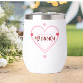 Schattig 'Mijn Canada ''Roods en Roze Personalisee