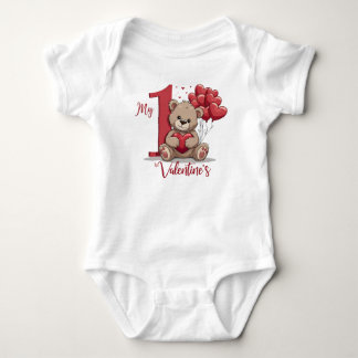 SCHATTIG MIJN EERSTE VALENTIJN DAG UITSPRAAK ROMPER