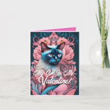 Schattig Mijn Kat Is Mijn Valentijnskaart Art Nouv