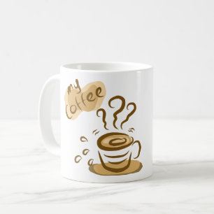 Schattig Mijn Koffie Cozy Esthetisch Koffieliefheb Koffiemok