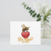 Schattig Mijne Honingraat Briefkaart (Staand voorkant)
