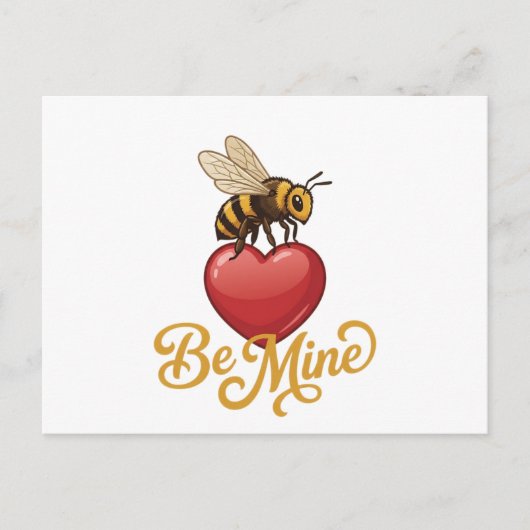 Schattig Mijne Honingraat Briefkaart (Voorkant)