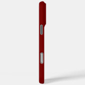 Schattig Minimalistisch Diep Rood & Perzik Eigen N Case-Mate iPhone Case (Achterkant / Rechts)