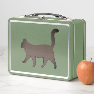 Schattig Minimalistisch Kattenbeeld Eenvoudige W