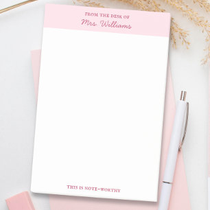 Schattig Minimalistisch Roze Van het Buro van Post-it® Notes
