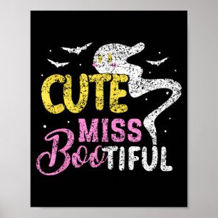 Schattig Miss Bootiful Meisjes Griezelige Kostuum Poster